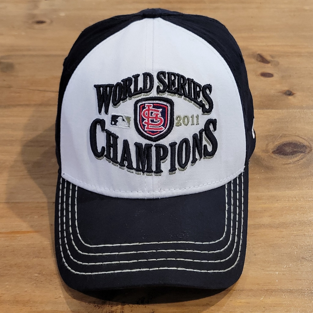 St. Louis Cardinals Hat New Era One Size World Series Champions 2011 MLB